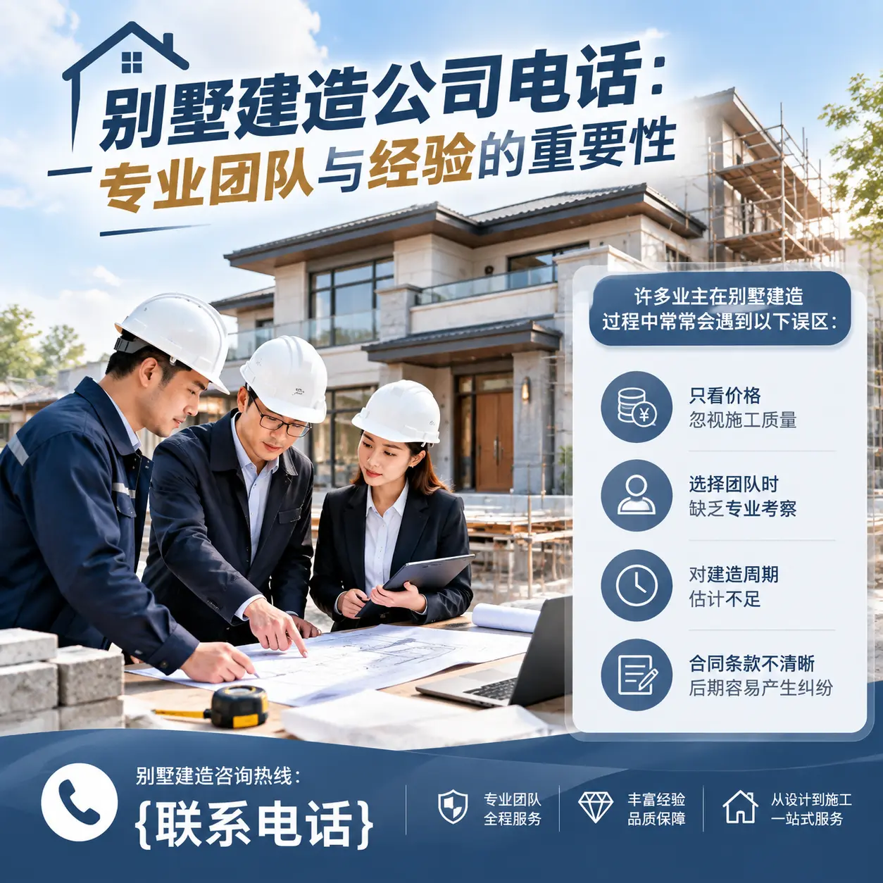 镇远别墅建造公司电话：专业团队与经验的重要性