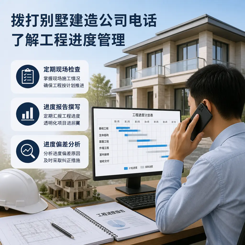 拨打镇远别墅建造公司电话,了解工程进度管理