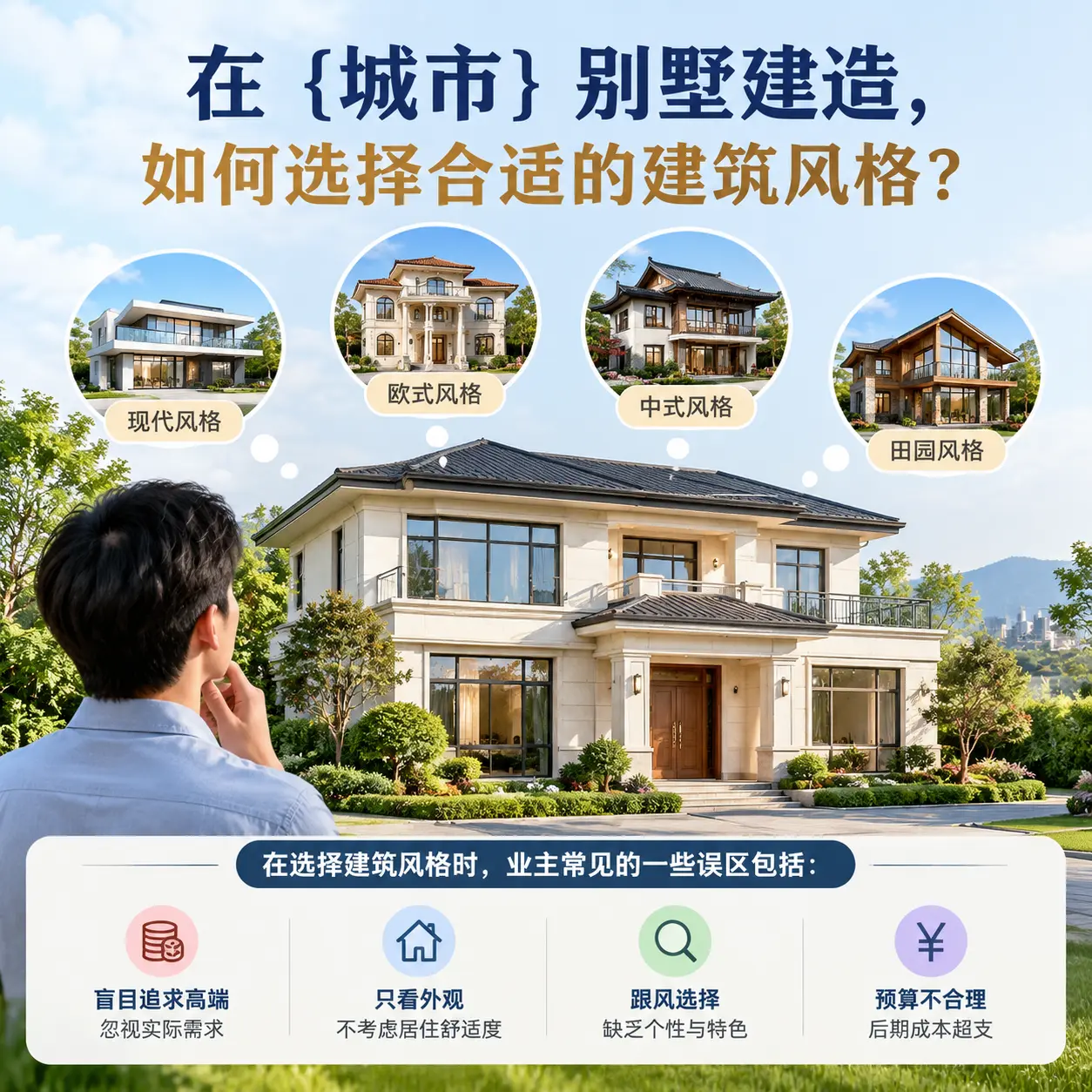 在 镇远 别墅建造,如何选择合适的建筑风格?